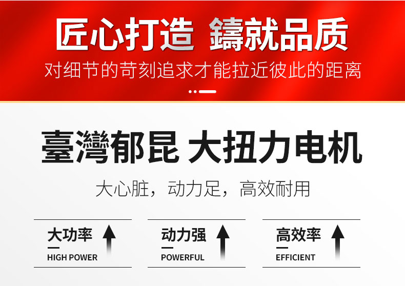 馳能切蔥機大扭力電機