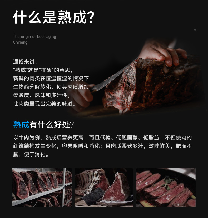 牛肉熟成原理說明